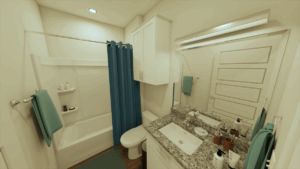 12.) Final Interior - Bathroom