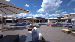 2.) RENDER EXT. CLUBHOUSE
