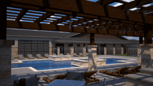 3.) RENDER EXT. CLUBHOUSE