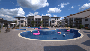 3.) RENDER EXT. POOL