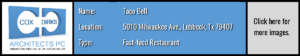 Taco Bell - 5010 Milwaukee Banner
